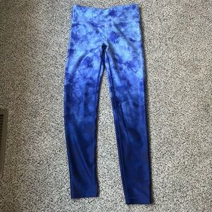 Athleta girl high rise printed chit chat legging/ tight
